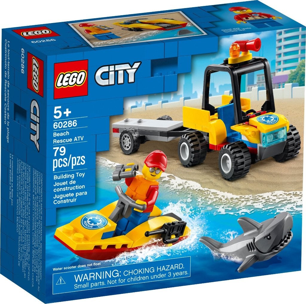 LEGO 60286 CITY - ATV strandredding (sealed), City, Inclusief accessoires, Lego, Nieuw