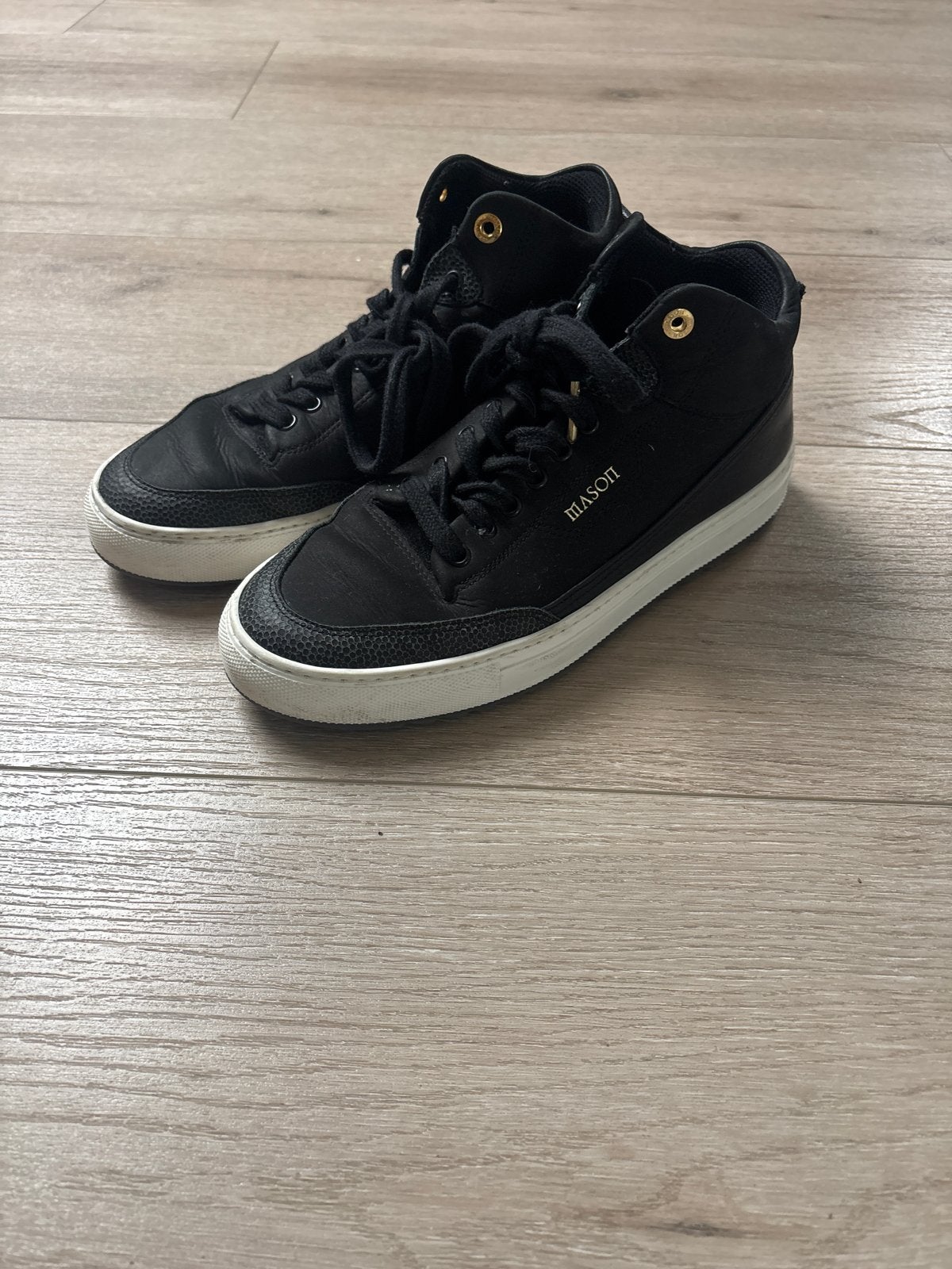 Mason Garments Heren Sneakers Zwart Maat 42, Kleding | Heren, Zwart, Ophalen of Verzenden, Sneakers of Gympen, Zo goed als nieuw