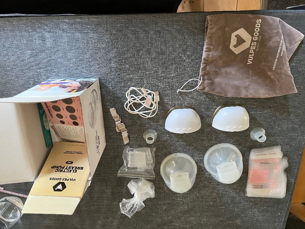 Vulpes Goods electric breast pump, Gebruikt, Ophalen of Verzenden, Draagbaar, Vulpes Goods