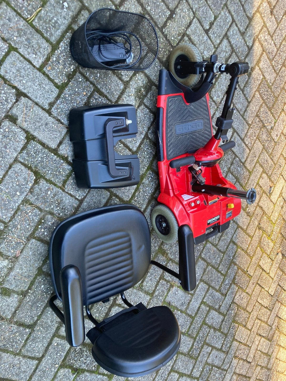 Scootmobiel, merk Pride, model Go-Go, Diversen, Ophalen, 10 km/u of minder, 15 km of minder, Gebruikt