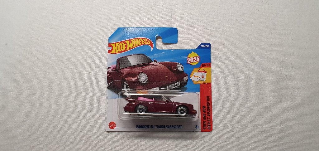 Hot Wheels Porsche 911 Turbo Cabriolet (964), Ophalen of Verzenden, Nieuw, Auto
