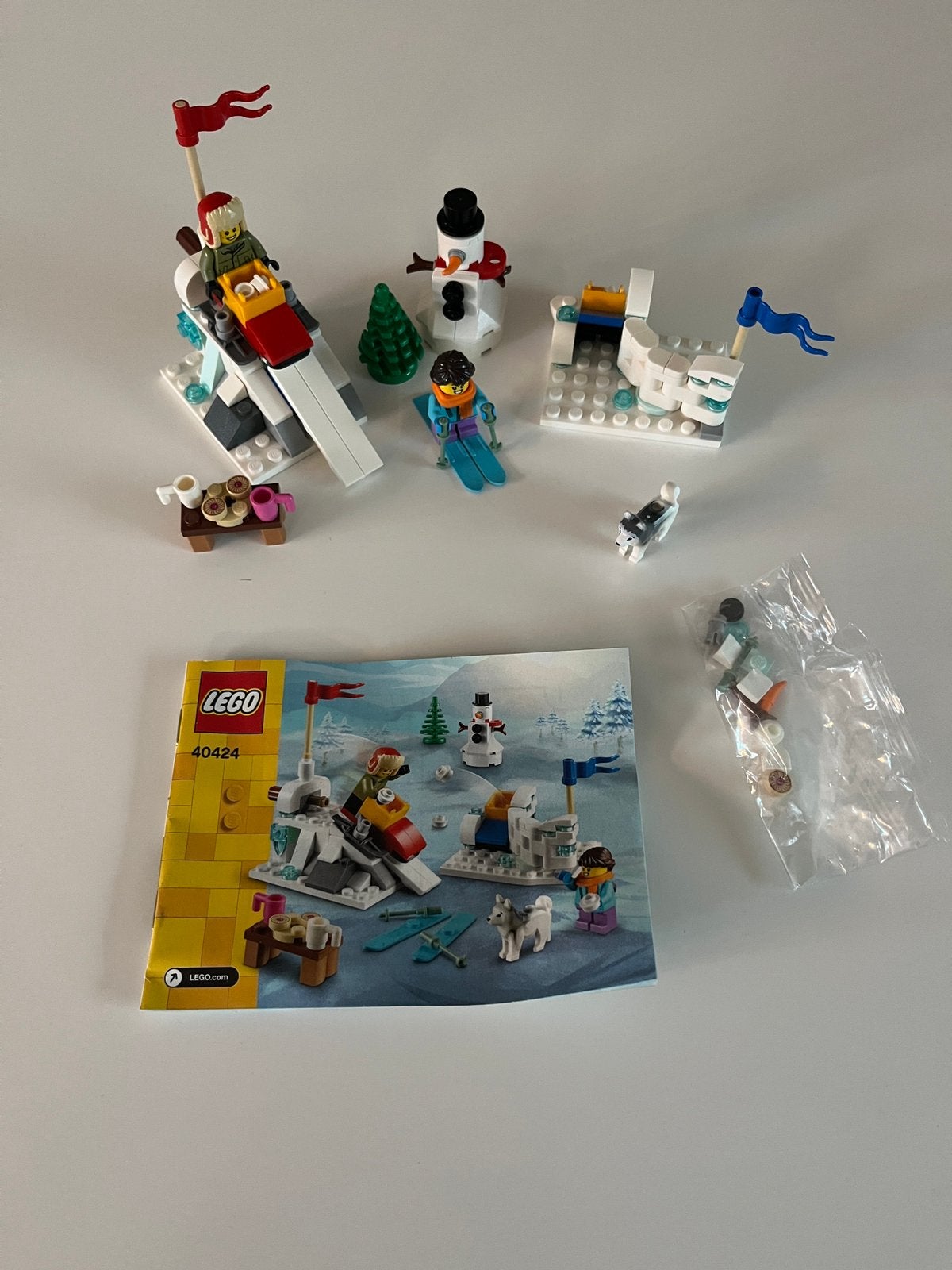 Lego GWP 40424 Winter Snowball Fight, Ophalen, Zo goed als nieuw, Complete set, Lego