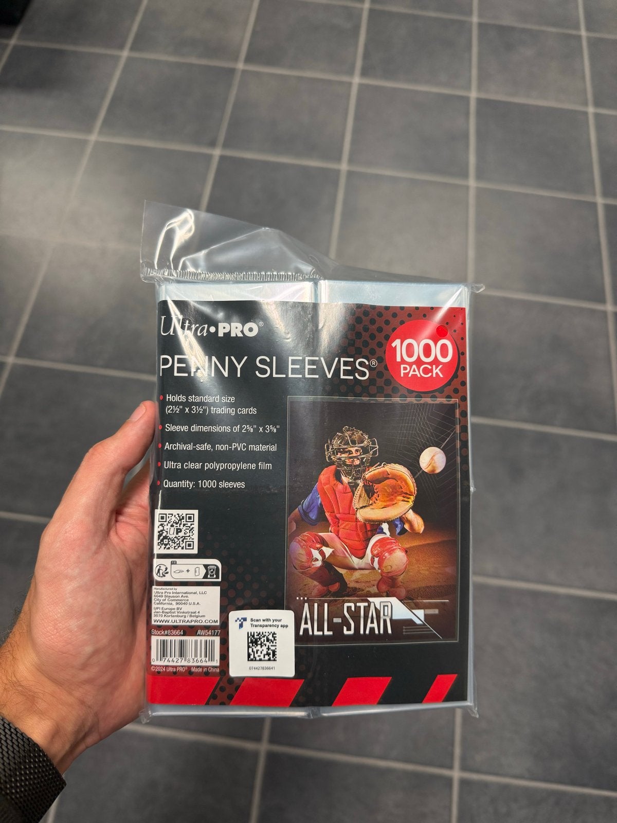 Ultra PRO Penny Sleeves 1000 stuks voor ruilkaarten, Ophalen of Verzenden, Nieuw, Overige typen