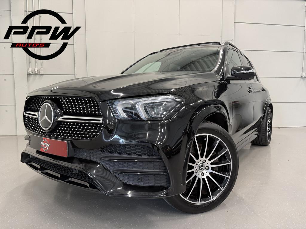 Mercedes-Benz GLE 350 e 4MATIC AMG PANO/LUCHTVERING/BURMESTE, Auto's, Automaat, Gebruikt, 4 cilinders, Met garantie (alle)