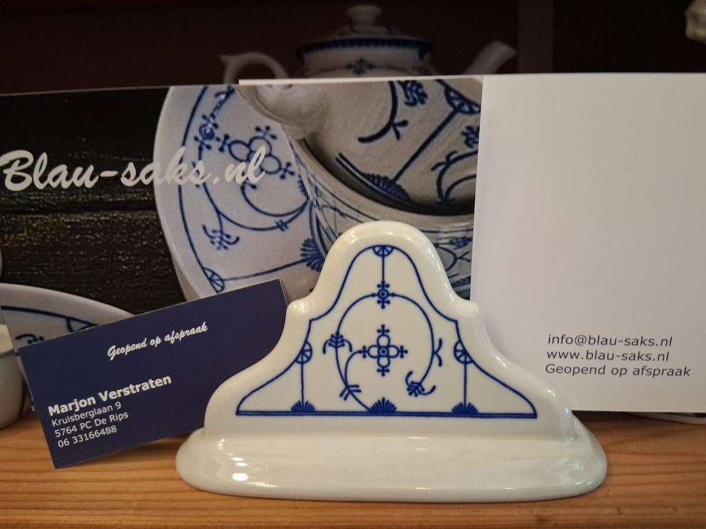 Mooie collectie  blauw saks  servies  saksisch  blau, Ophalen of Verzenden