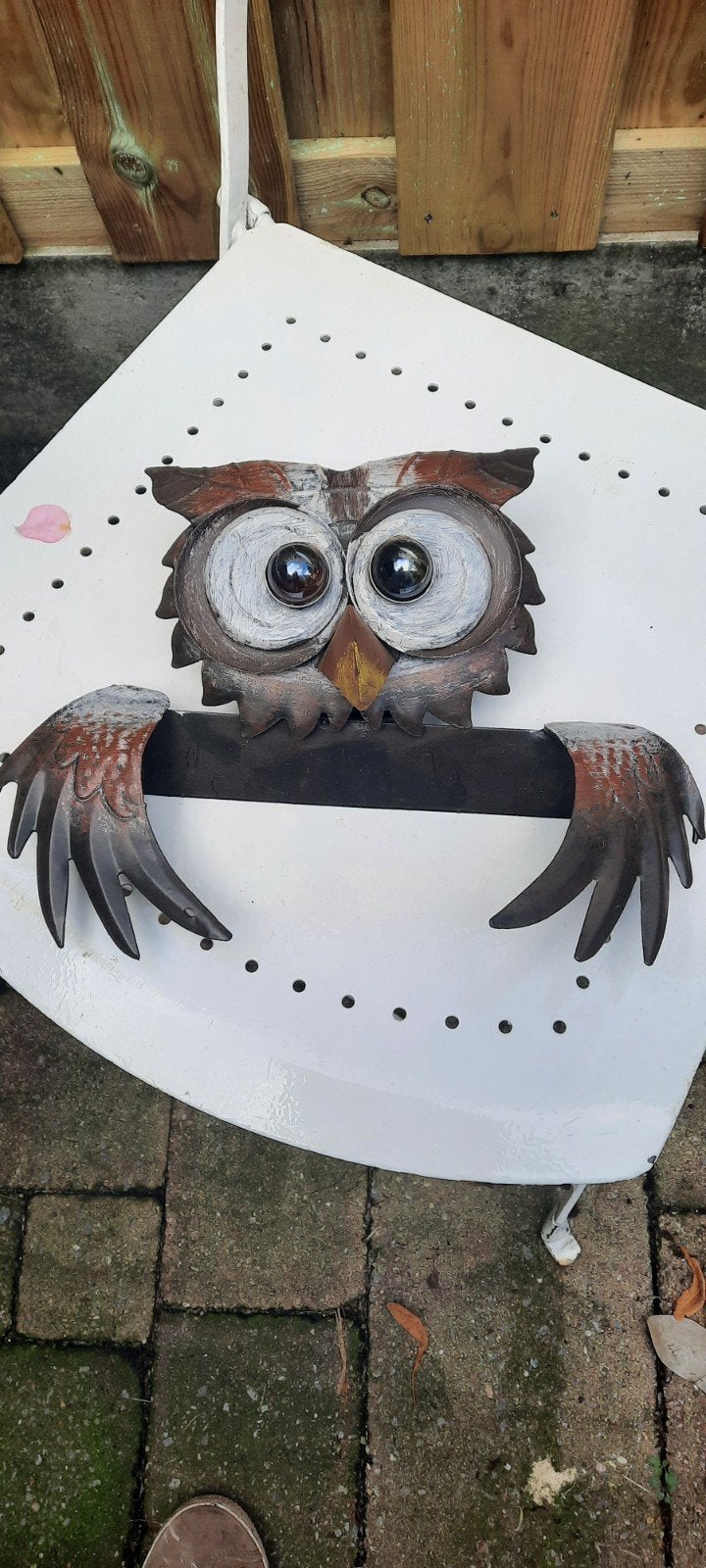 Metalen Uil Decoratie voor Tuin of Huis, Ophalen of Verzenden, Nieuw