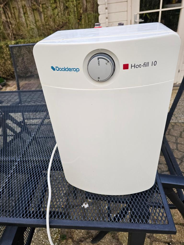Daalderop Hotfill 10 liter boiler - Warm water direct!, Ophalen, Gebruikt, Aardgas, Boiler