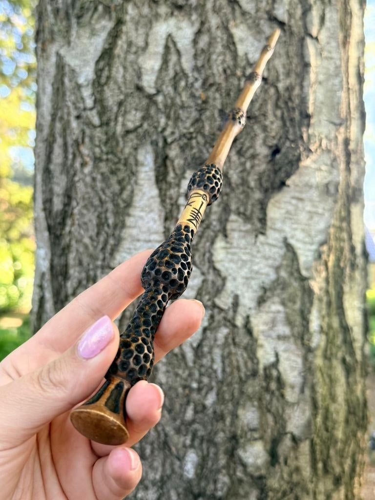 Elder wand handgemaakt, Ophalen of Verzenden, Nieuw, Actiefiguurtje