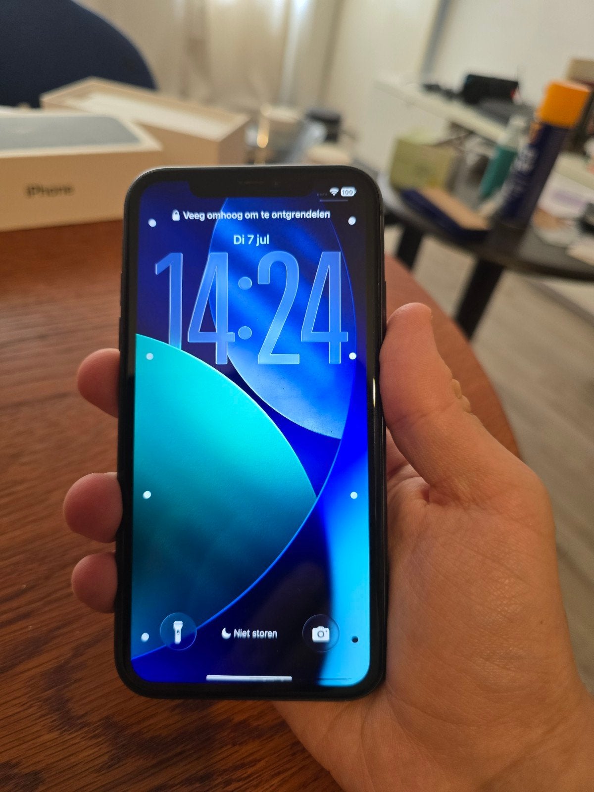 Iphone 11 128GB, Telecommunicatie, Mobiele telefoons | Apple iPhone, Verzenden, Zwart, 128 GB, IPhone 11