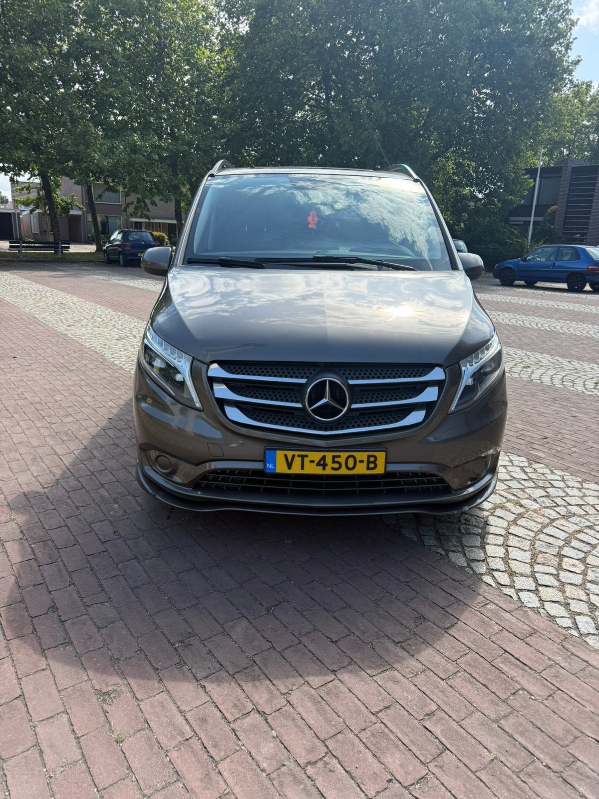 Mercedes-Benz Vito  111 CDI dubbel cabine Beige 2016, Voorwielaandrijving, Euro 5, Zwart, 4 cilinders