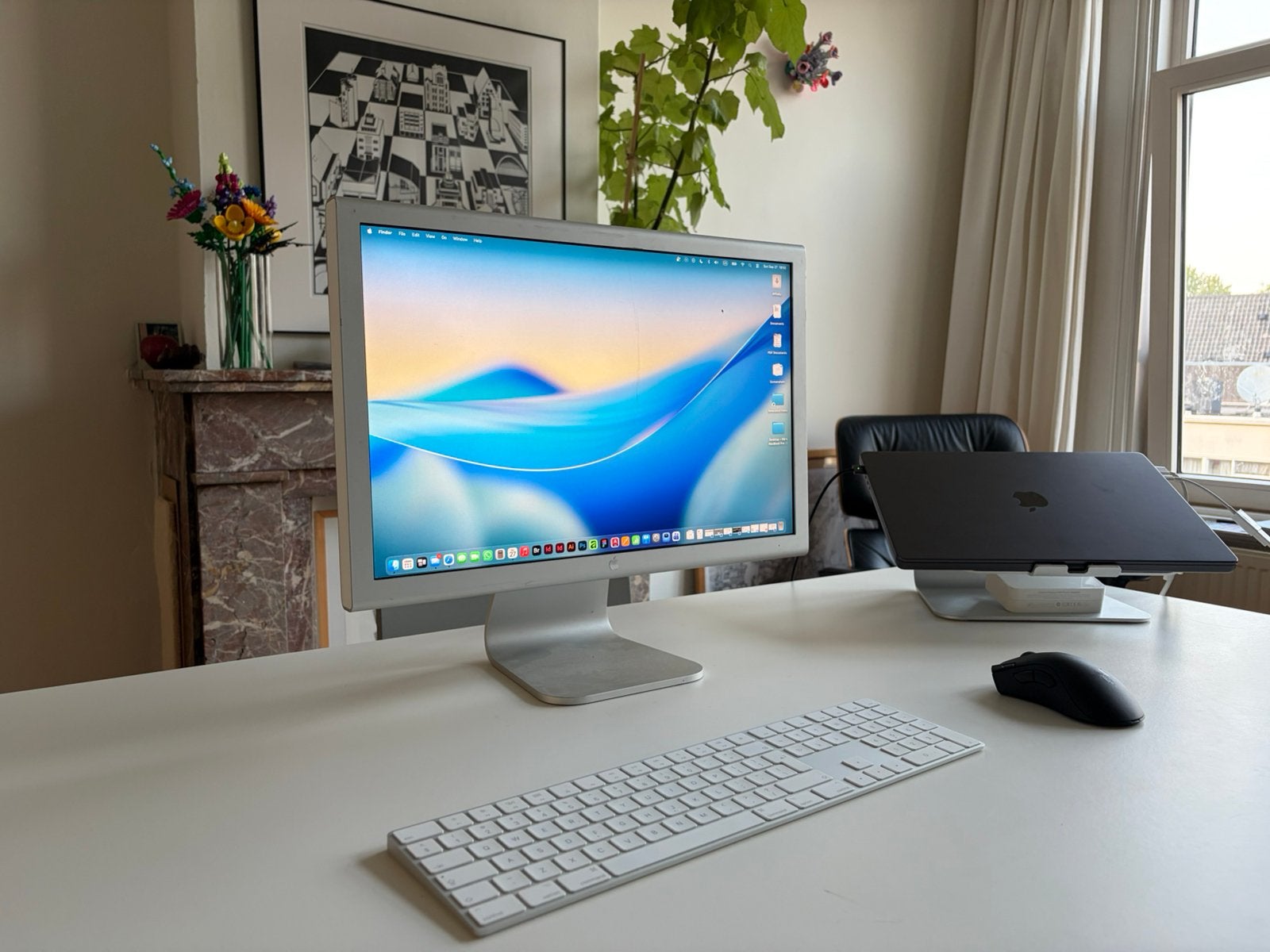 Apple Cinema Display 20 inch classic, Computers en Software, Ophalen, Zo goed als nieuw, Onbekend, DVI