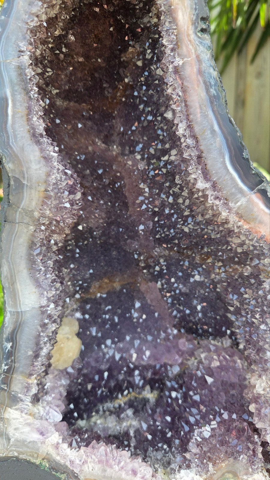 Prachtige Amethist Geode uit Brazilië - 14 kg, Ophalen of Verzenden