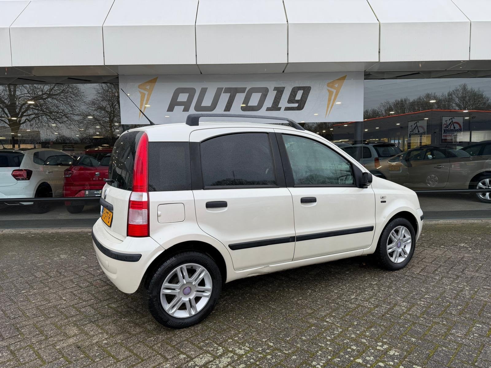Fiat Panda 1.2 Emotion Perlina, Auto's, Voorwielaandrijving, Gebruikt, Leder en Stof, Wit