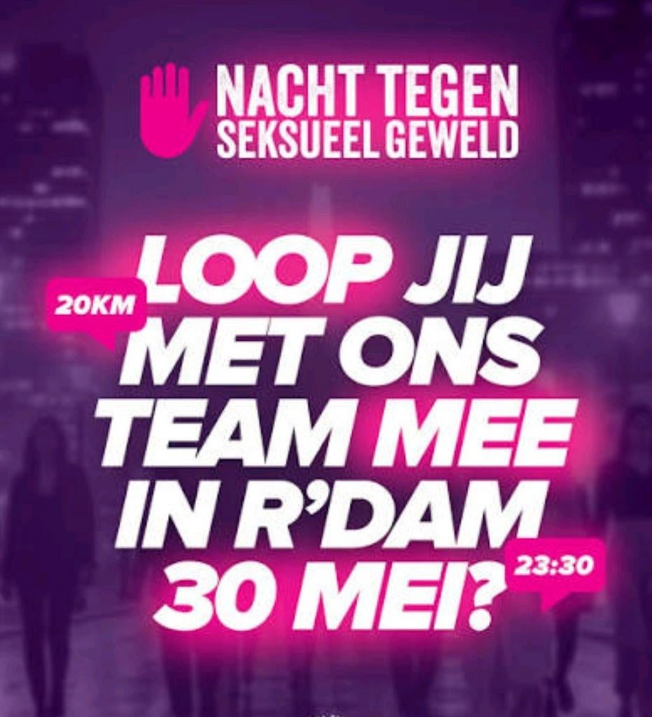 Nacht tegen seksueel geweld, Eén persoon