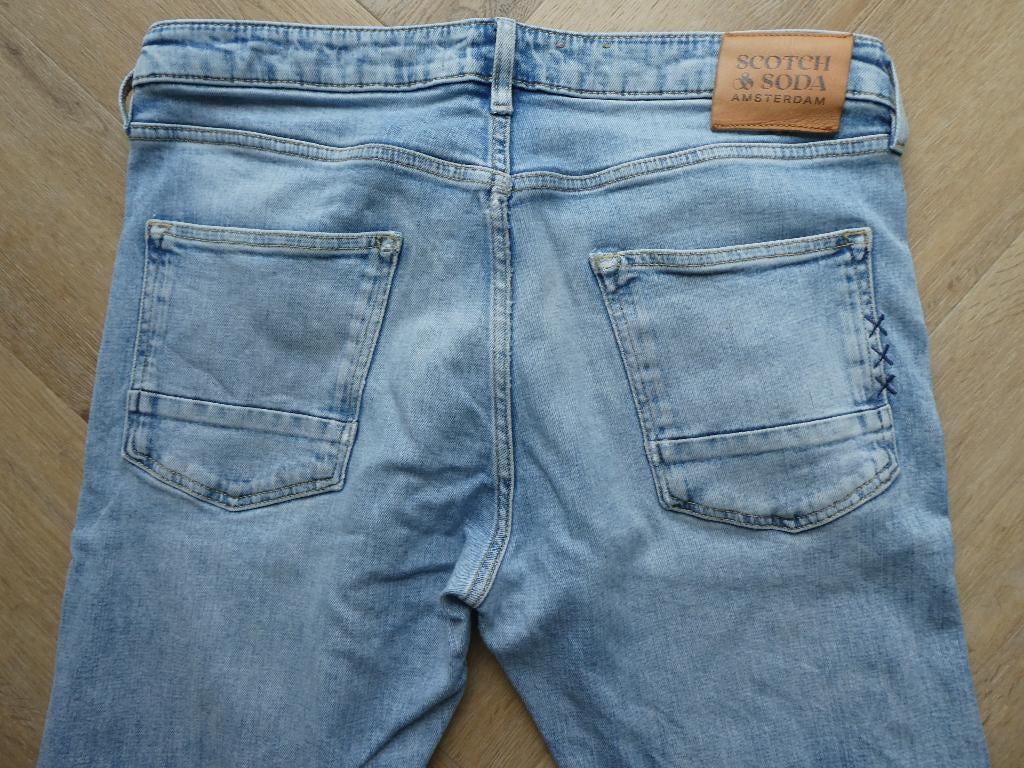 Mooie Scotch & Soda spijkerbroek, Ralston maat 33-34, Blauw, Ophalen of Verzenden, Zo goed als nieuw, W33 - W34 (confectie 48/50)