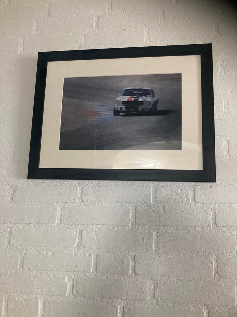 Mustang ingelijst, Antiek en Kunst, Ophalen