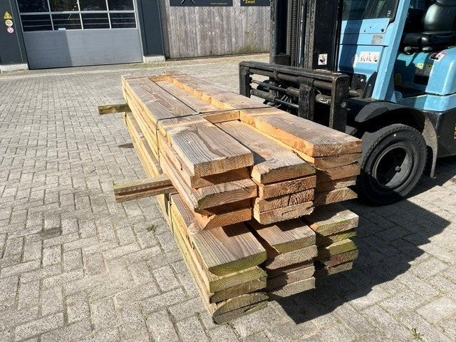 Restpartij Douglas balken, Ophalen, Gebruikt, 250 cm of meer, Balken