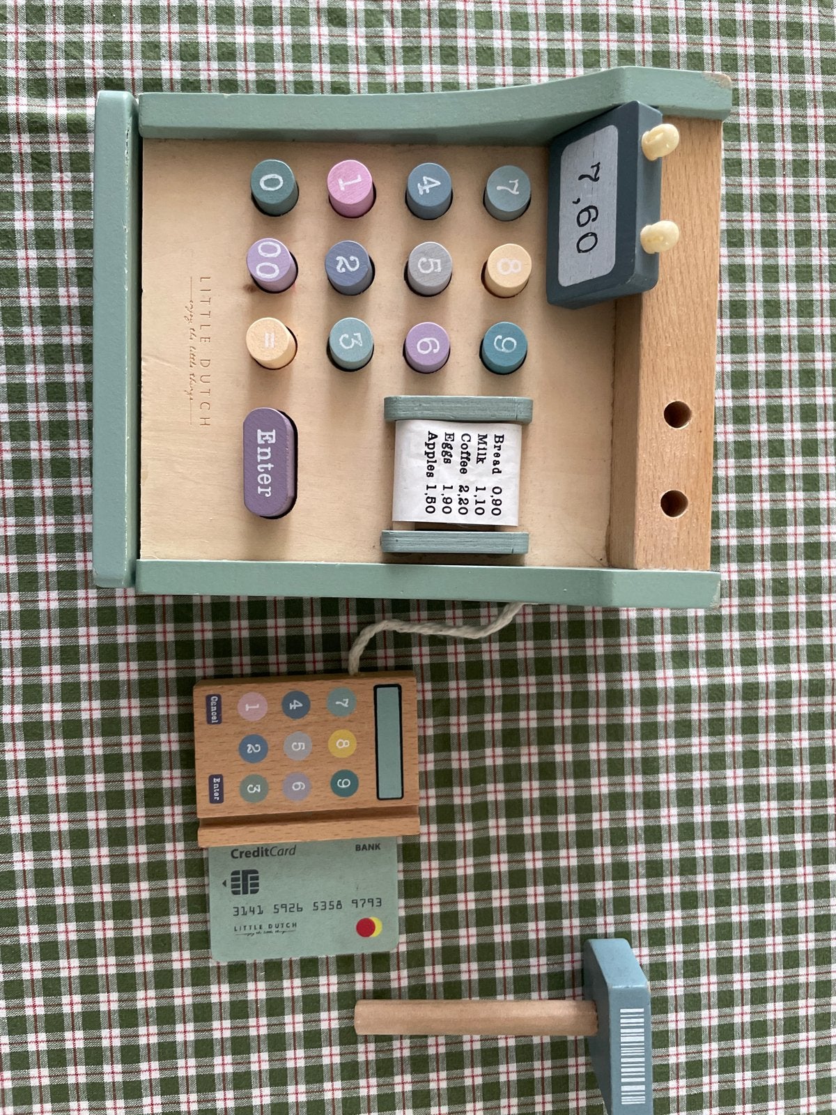 Houten kassa speelgoed Little Dutch, Ophalen of Verzenden, Zo goed als nieuw, Rekenen