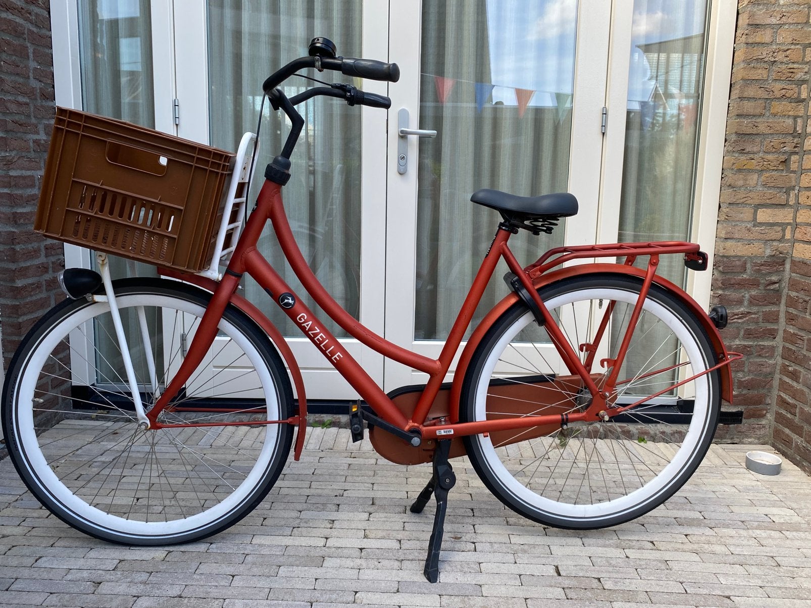 Gazelle transportfiets, Ophalen, Terugtraprem, Gebruikt, Versnellingen