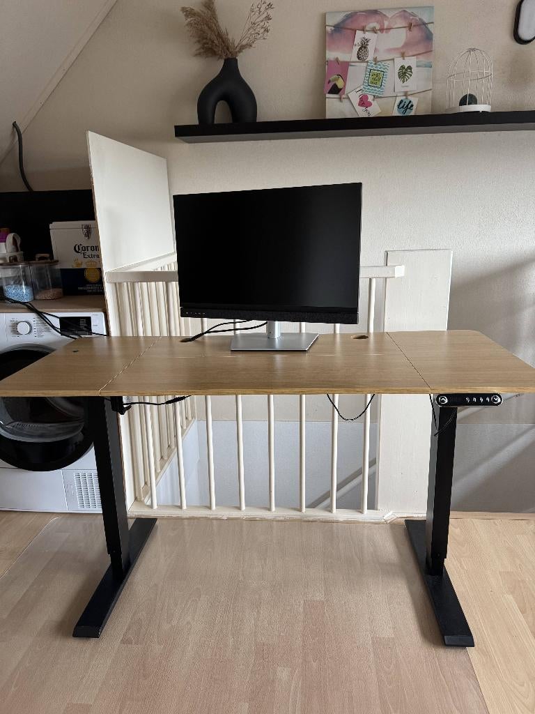 Electrically AdjustableComputer/Gaming Desk, Ophalen, Gaming bureaustoel, Zo goed als nieuw, Zwart
