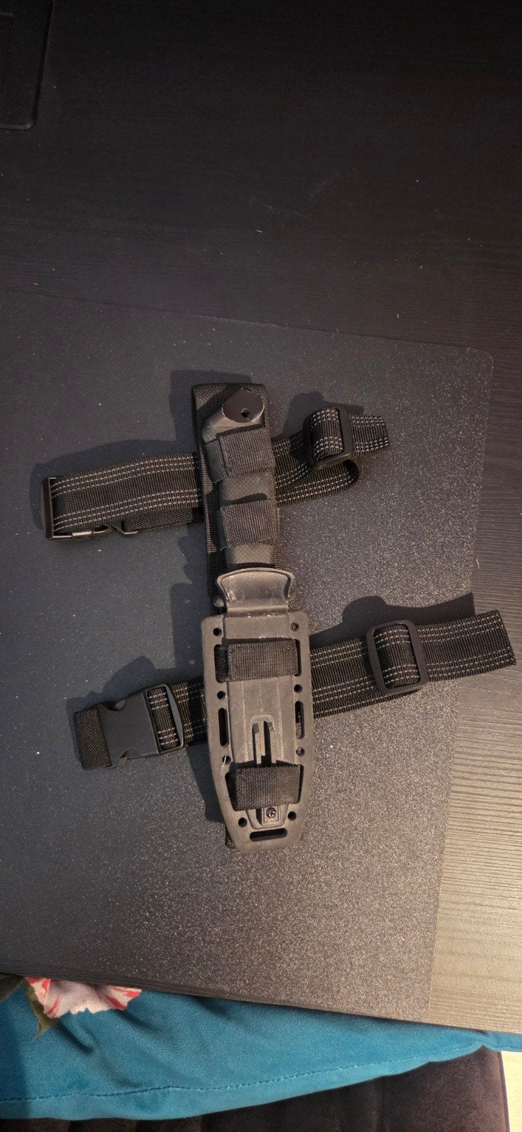Gerber LMF II mes met riem/beenholster, Ophalen of Verzenden, Overige soorten, Overige gebieden, Mes of Dolk