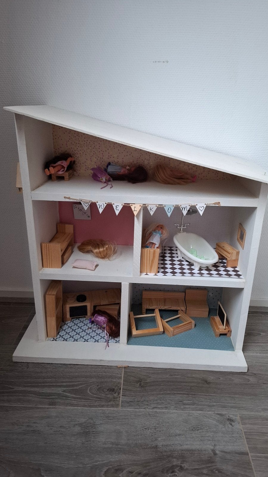 Poppenhuis, Ophalen, Gebruikt, Poppenhuis