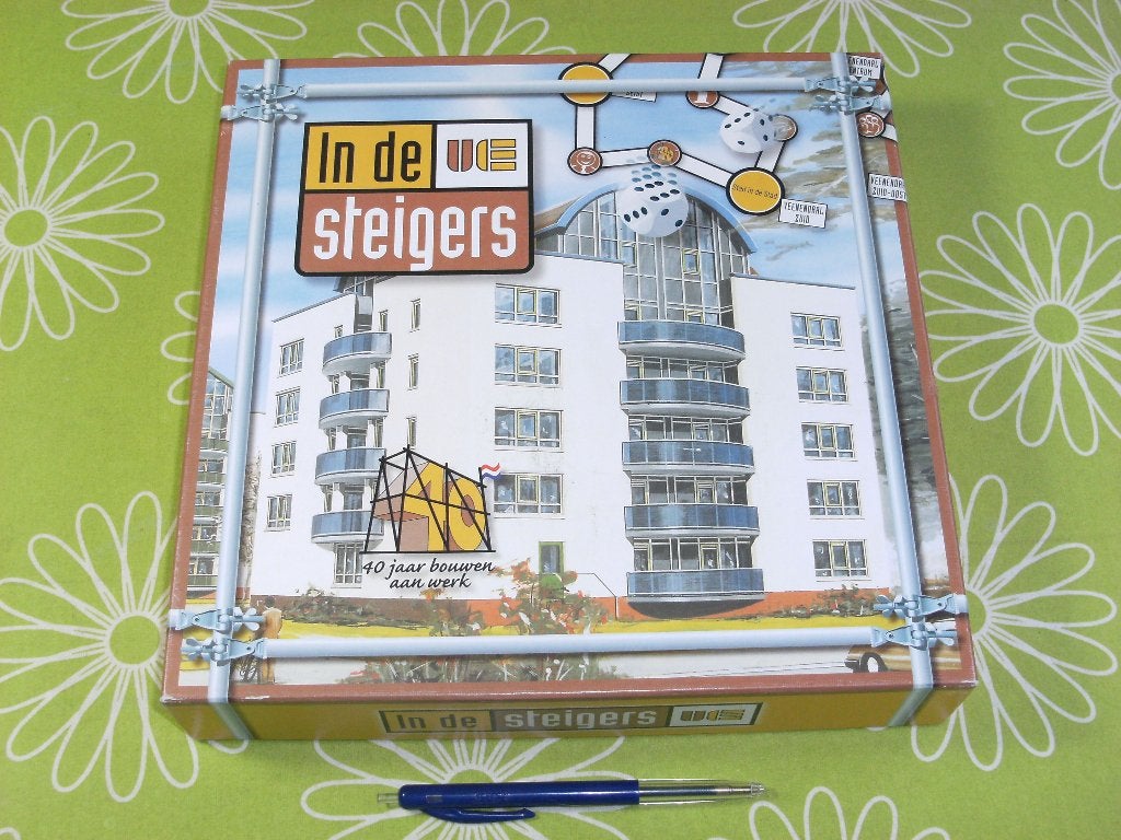 In de steigers - bordspel van Bouwmaatschappij van Elst b.v., Een of twee spelers, Ophalen of Verzenden, Zo goed als nieuw