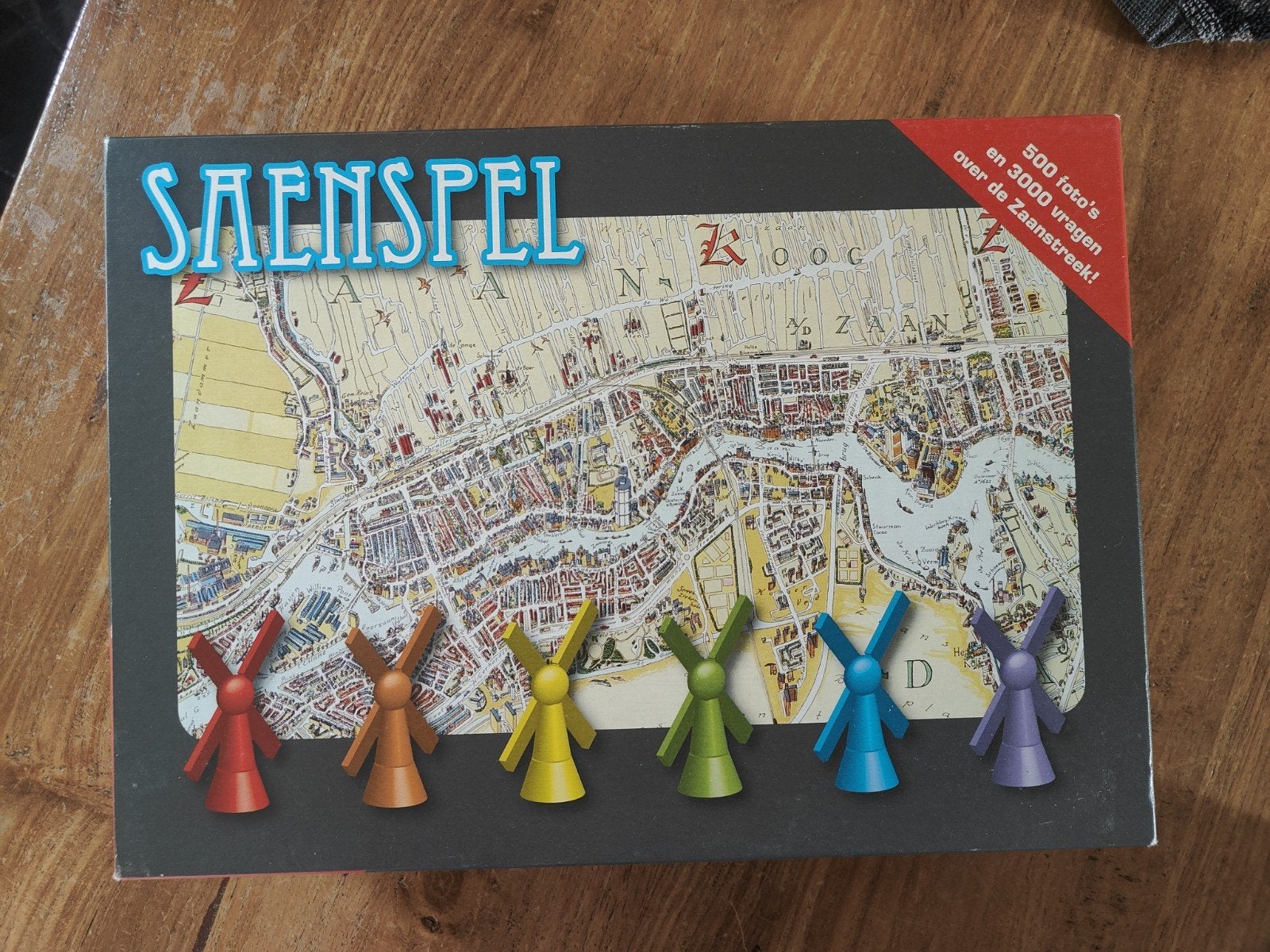 saenspel bordspel over de Zaanstreek, Hobby en Vrije tijd, Drie of vier spelers, Ophalen of Verzenden, Gebruikt, Onbekend