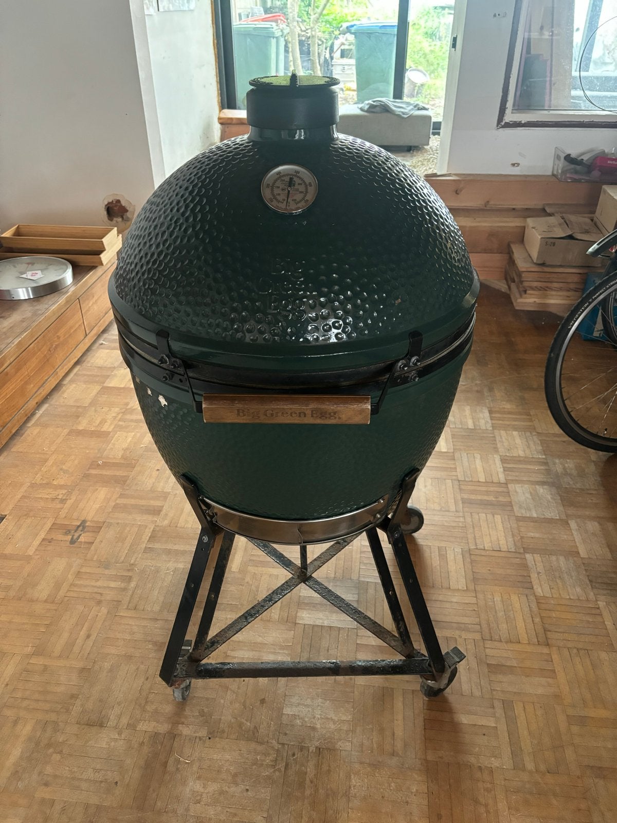 Big Green Egg XXL met conveggtor en baking stone, Ophalen, Gebruikt
