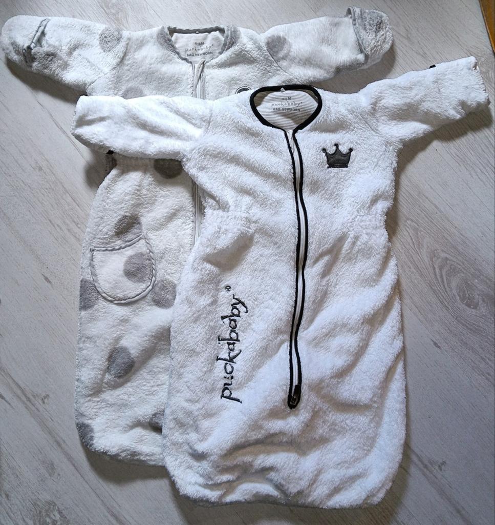 2 Puckababy slaapzakken newborn, Ophalen of Verzenden, Zo goed als nieuw, Minder dan 70 cm, Slaapzak