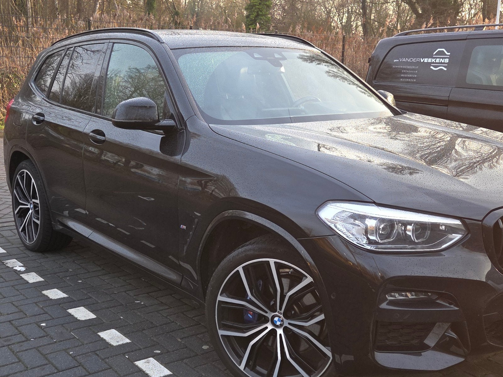 BMW X3 Xdrive30e M sport pro/21inch/hud/Pano/Leer/2021 Zwart, Auto's, BMW, 1998 cc, 2000 kg, Zwart, Plug-in hybride