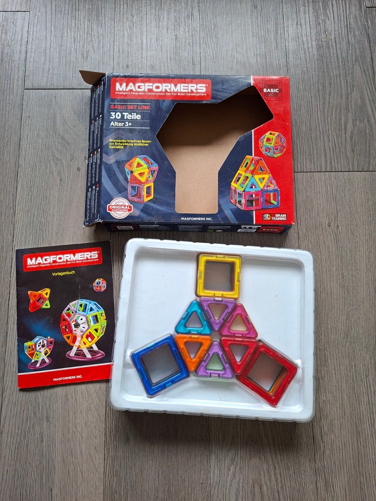 Magformers Basic Set Line - 30 Delen, Ophalen of Verzenden, Gebruikt, Overige merken
