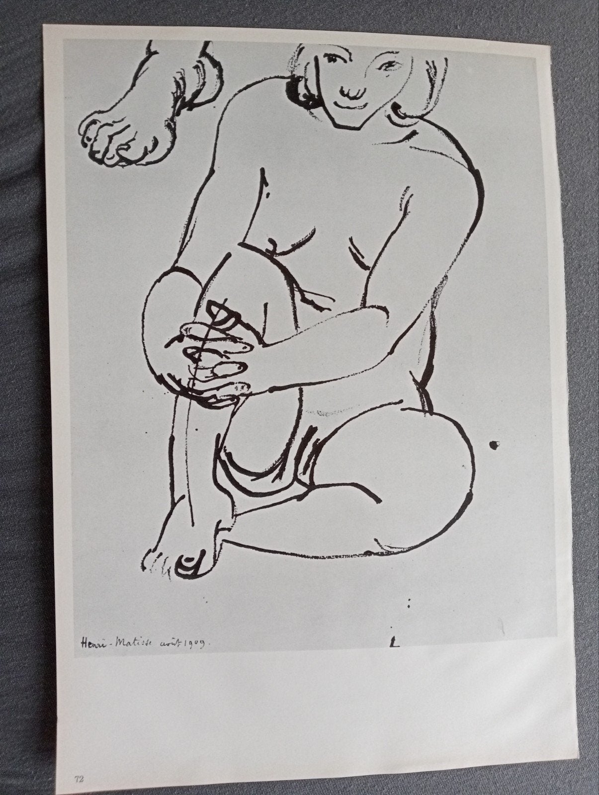 Henri Matisse print naakt erotiek, Ophalen of Verzenden