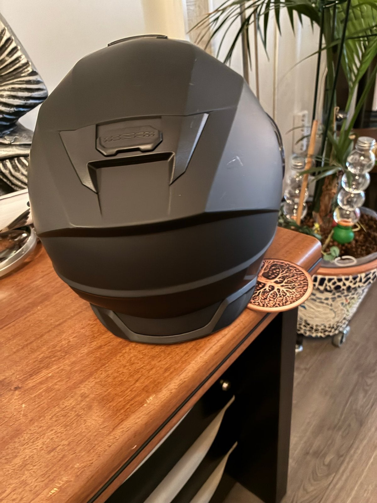 Motorhelm met tas - Zwart, maat L 59/60, Motoren, Overige merken, Heren, Nieuw zonder kaartje, L