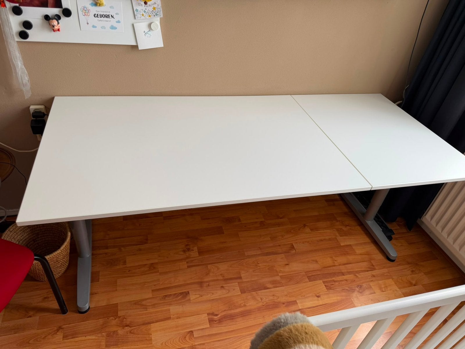 IKEA GALANT BUREAU 180x80cm, 180 cm, Zo goed als nieuw, IKEA, Wit