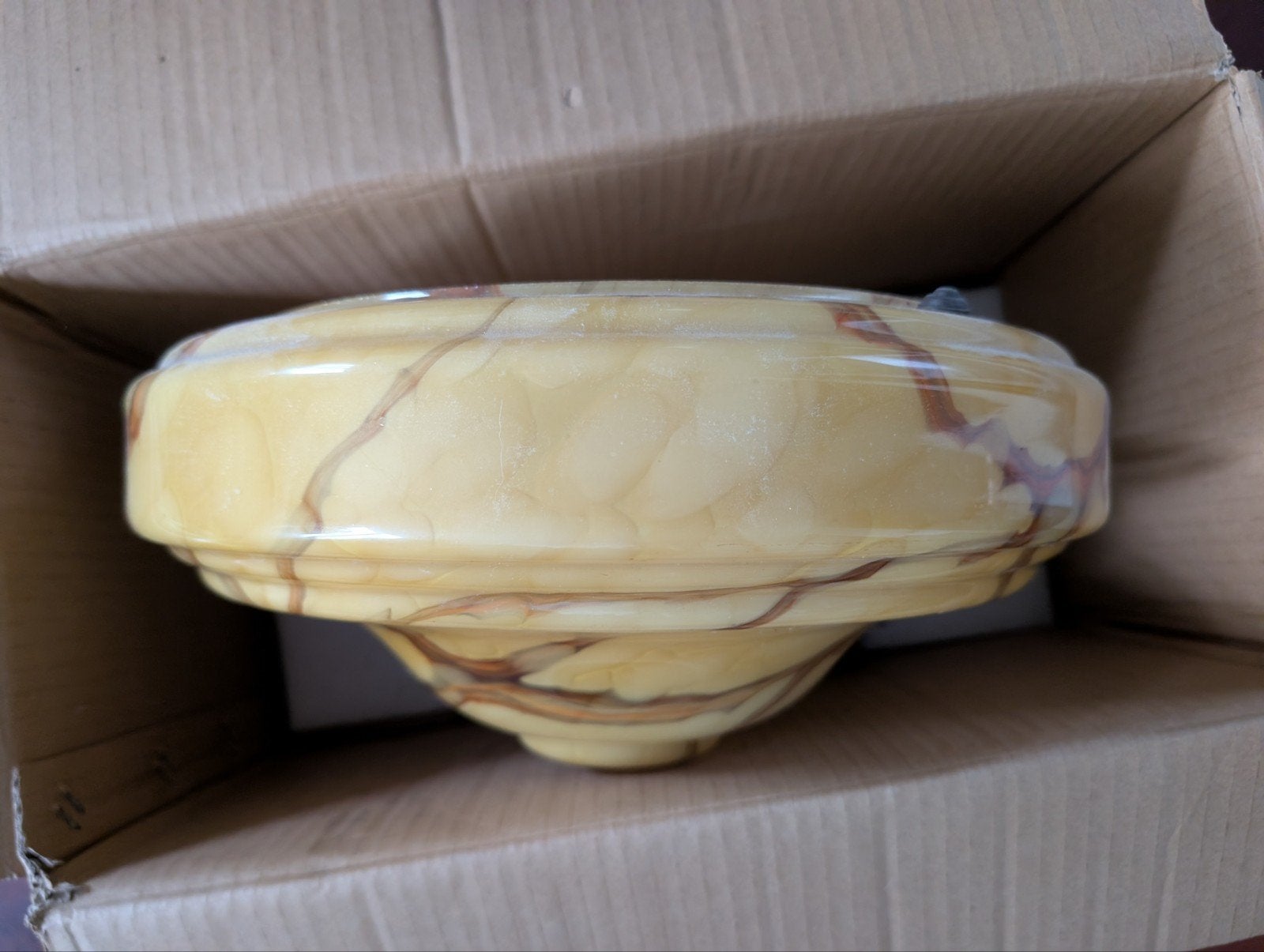 Art Deco plafond lamp, Antiek en Kunst, Ophalen