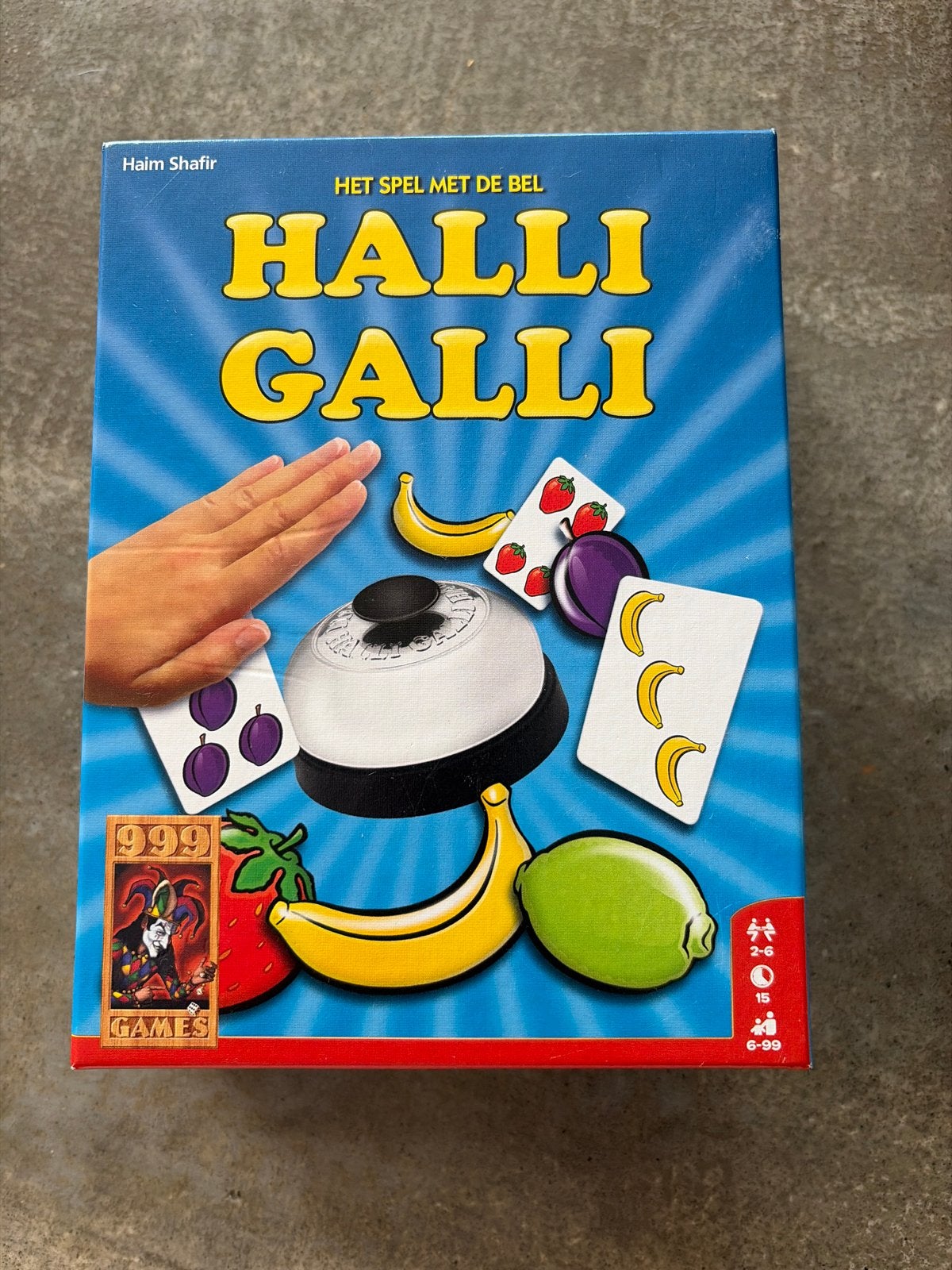 Halli Galli - Het snelle kaartspel met de bel, Een of twee spelers, Ophalen, Zo goed als nieuw