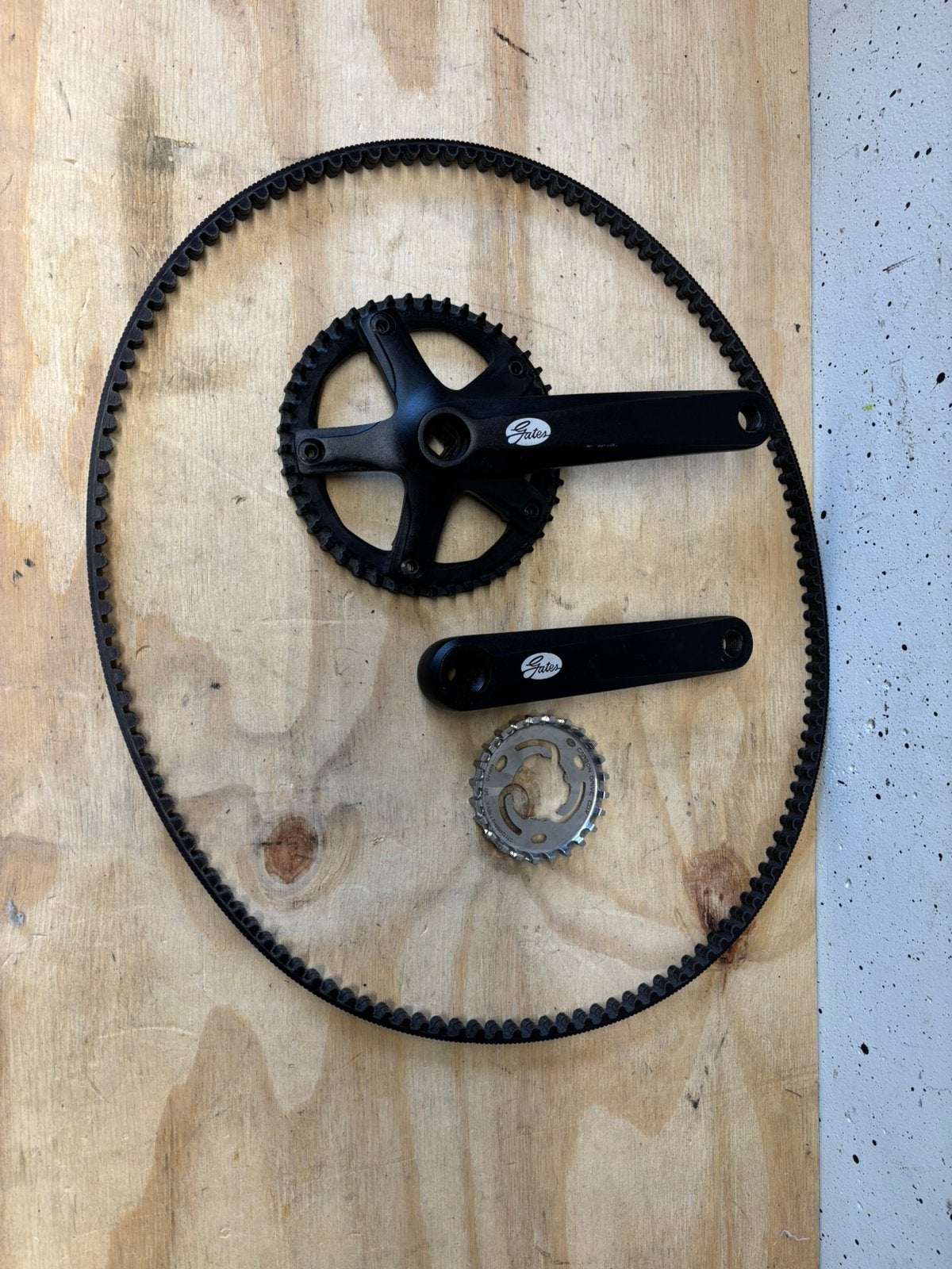 Gates CDX carbondrive aandrijving compleet, Fietsen en Brommers, Fietsonderdelen, Ophalen of Verzenden
