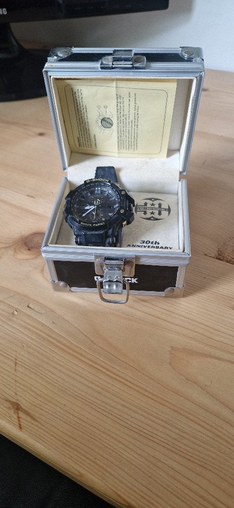 Casio G-Shock GW-A1030A 30th Anniversary Limited Edition, Casio, Staal, Polshorloge, Kunststof