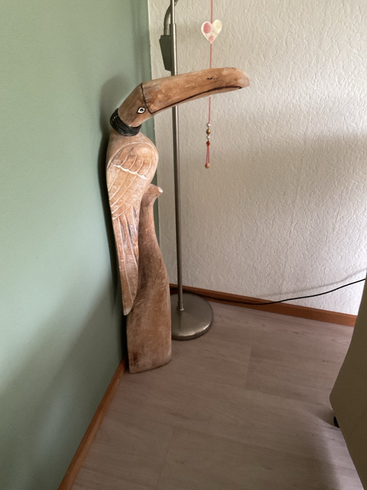 Houten Toekan Beeld - Tropische Decoratie large, Ophalen, Hout, Gebruikt, Overige stijlen