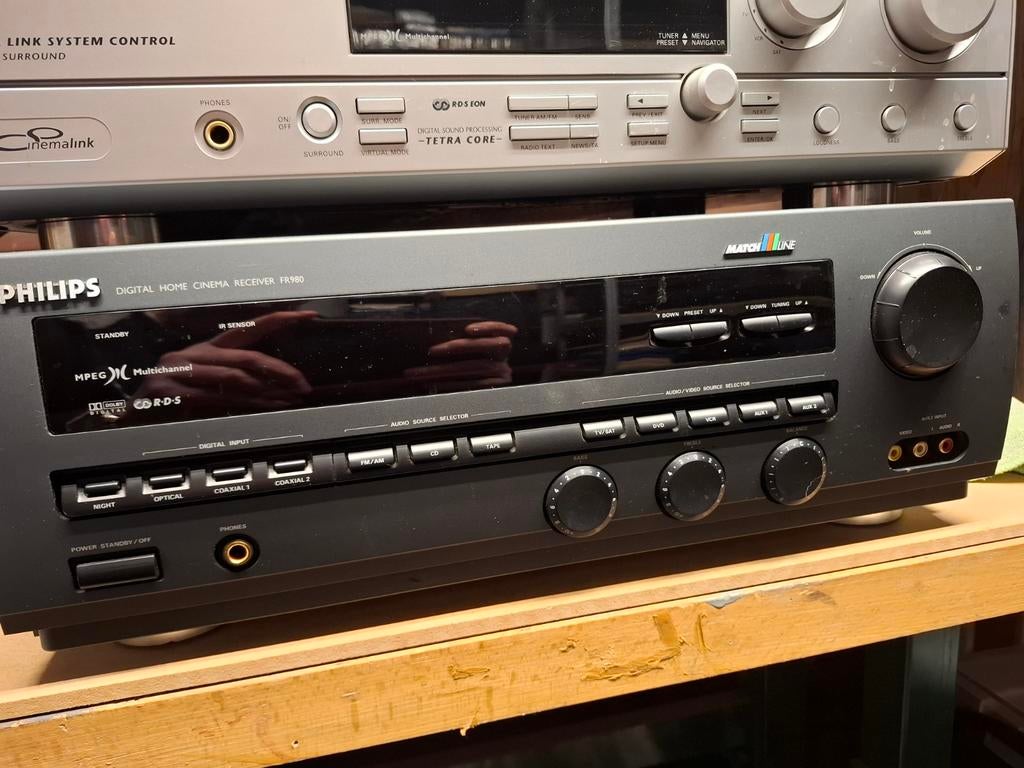 Diverse Philips receivers in 1 koop, Audio, Tv en Foto, Versterkers en Receivers, Ophalen, Gebruikt, 60 tot 120 watt, Marantz