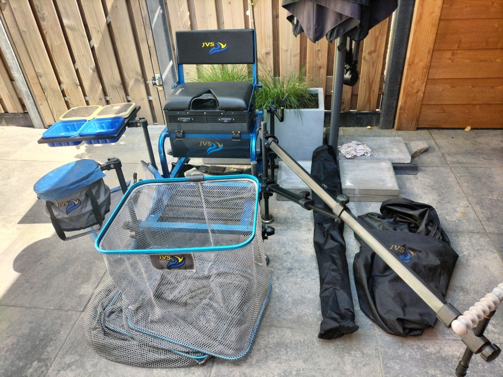 Jvs station compleet met accessoires, Watersport en Boten, Ophalen, Koffer of Tas