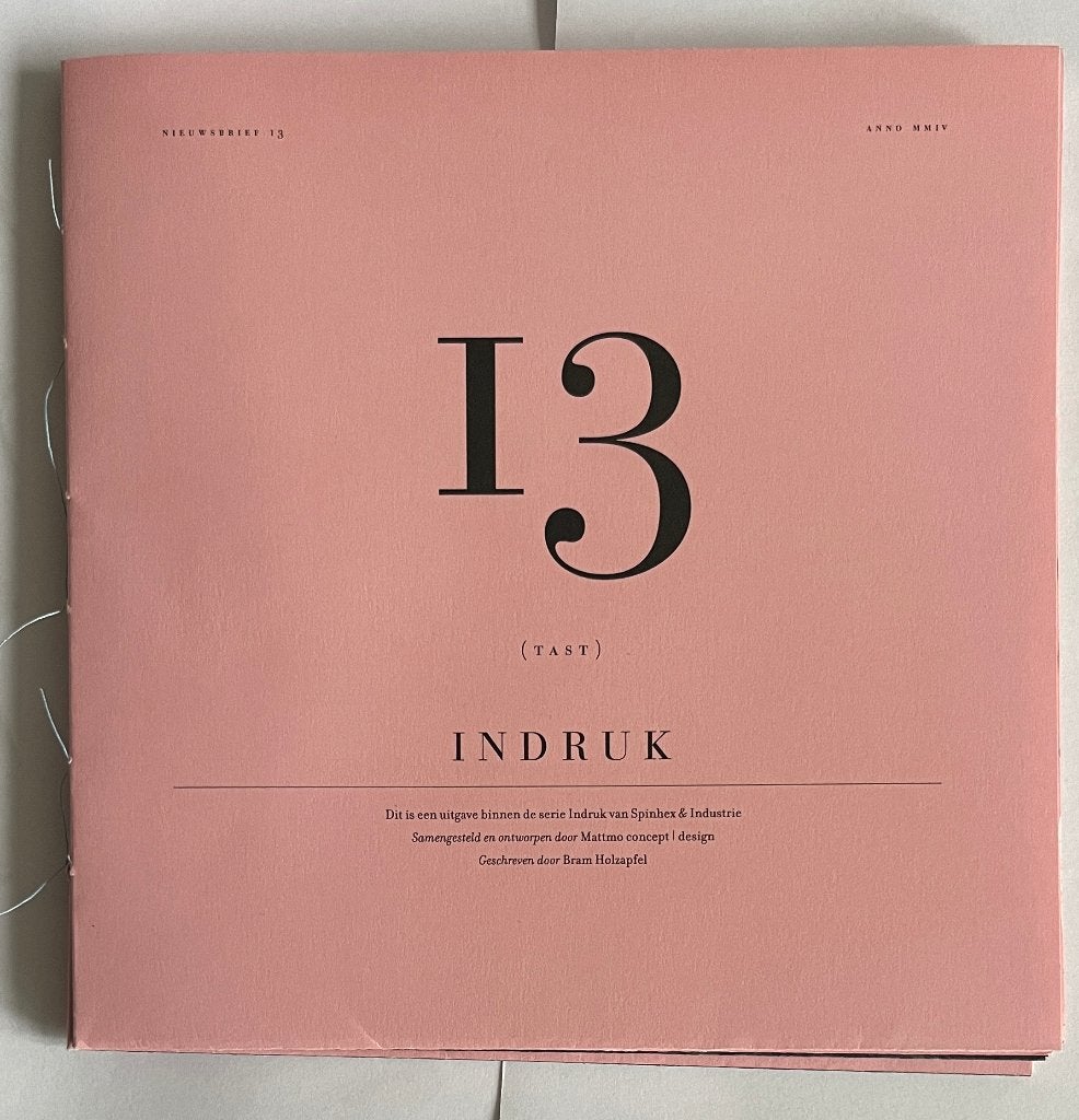 Spinhex Industrie- Nieuwsbrief 13 - 2004, Verzenden, Zo goed als nieuw, Overige onderwerpen