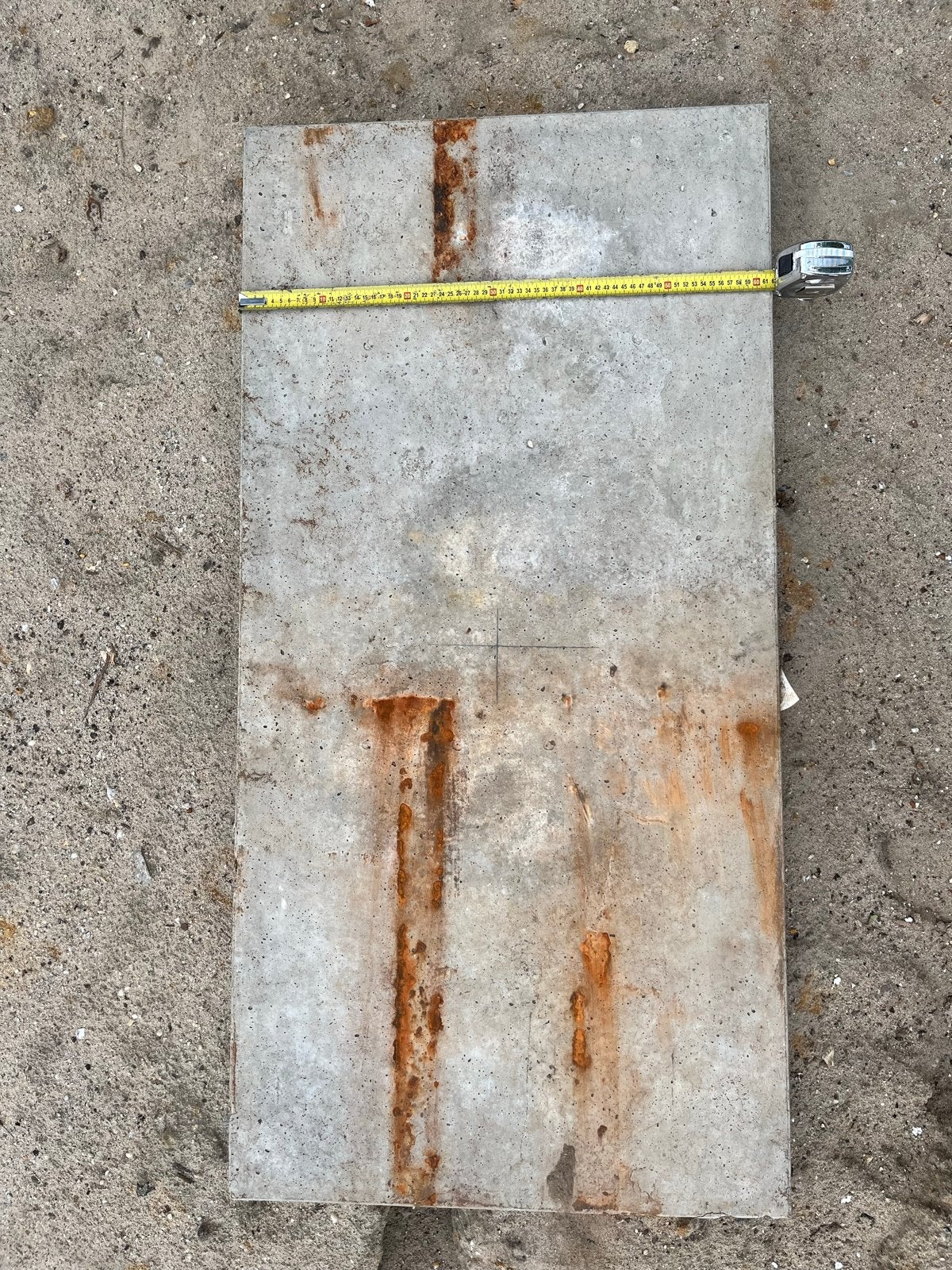 Betonplaat 124x61,5x14cm - Gebruikt, Ophalen, Gebruikt, Overige materialen, 50 tot 100 mm