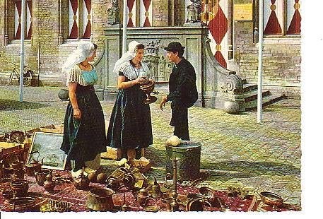 Ansichtkaart 	Zeeland	Klederdracht, Verzenden, 1960 tot 1980, Ongelopen, Zeeland