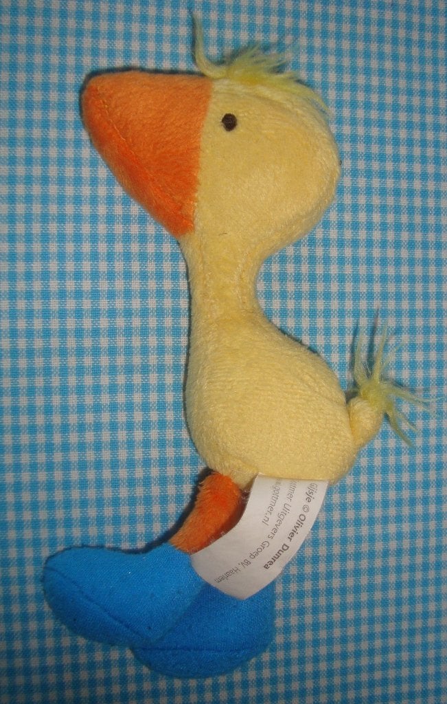 GIJSJE  blauw Olivier Dunrea Gottmer knuffeltje, Ophalen of Verzenden, Overige typen, Wasbaar