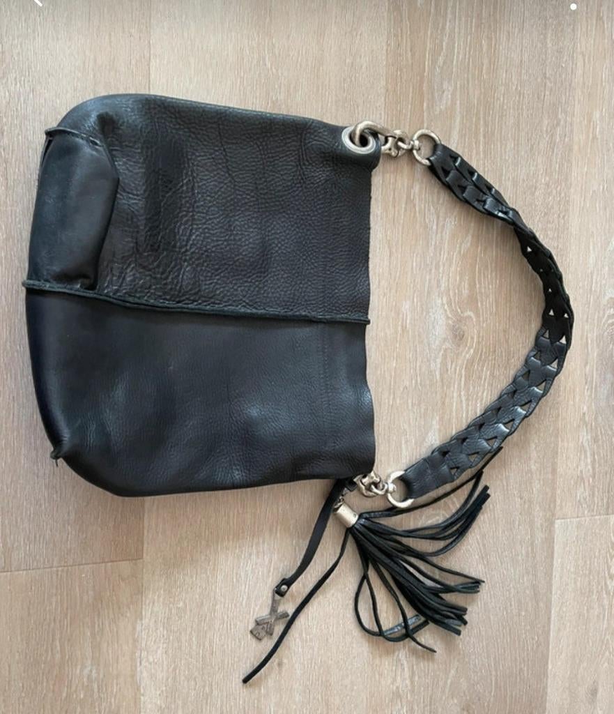 X Works Leren Tas Zwart, Ophalen of Verzenden