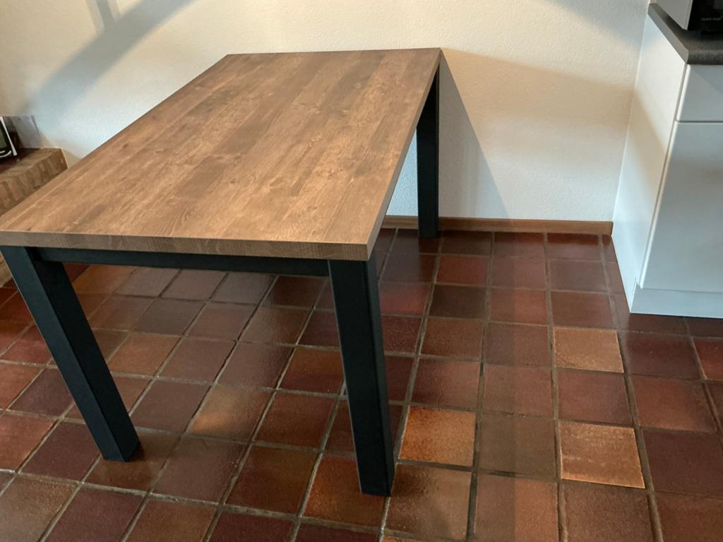 Eettafel, Huis en Inrichting, Tafels | Eettafels, Zo goed als nieuw, 50 tot 100 cm, 100 tot 150 cm, Rechthoekig, Kunststof, Ophalen of Verzenden