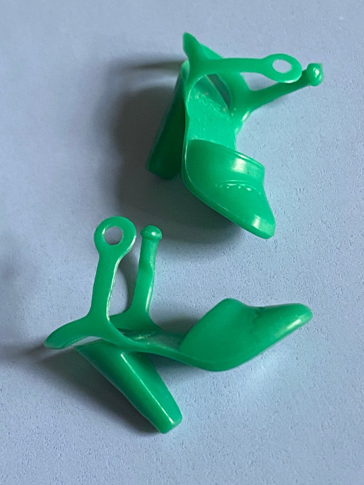 Vintage Barbie Superstar groene strap schoenen Mattel, Verzenden, Zo goed als nieuw