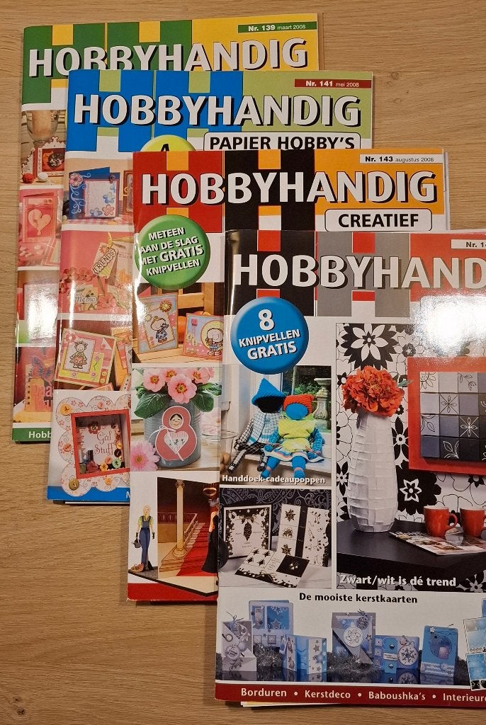 16 tijdschriften Hobbyhandig, Ophalen of Verzenden, Zo goed als nieuw, Breien en Haken